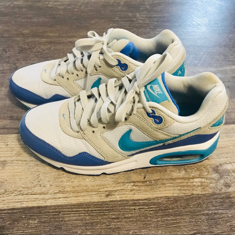Nike Women's Athletic Shoes in White, Teal & Blue